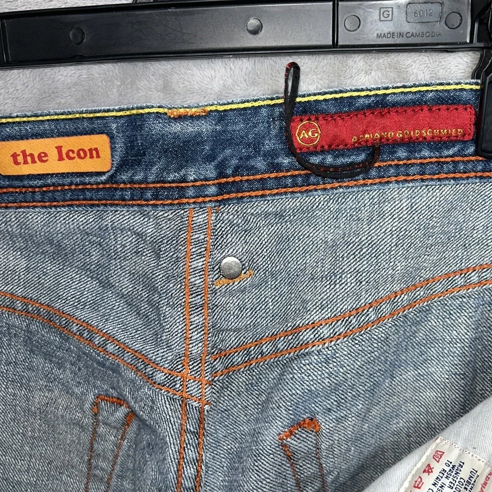 Adriano Goldschmied The Icon Jeans 32x34 Mens Wide Leg Y2K Baggy Pants Rare USA